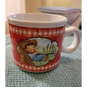 Campbell's ~2002 Houston Harvest 12oz. Kids Soup Cup/Mug #31962‎